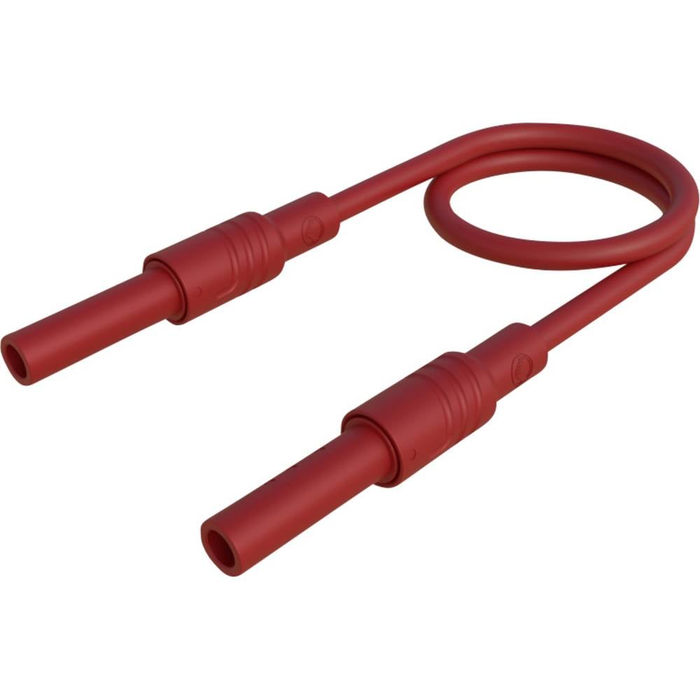 SKS Hirschmann MAL S BB 50/2,5 rt Meetsnoer Rood 1 stuk(s)