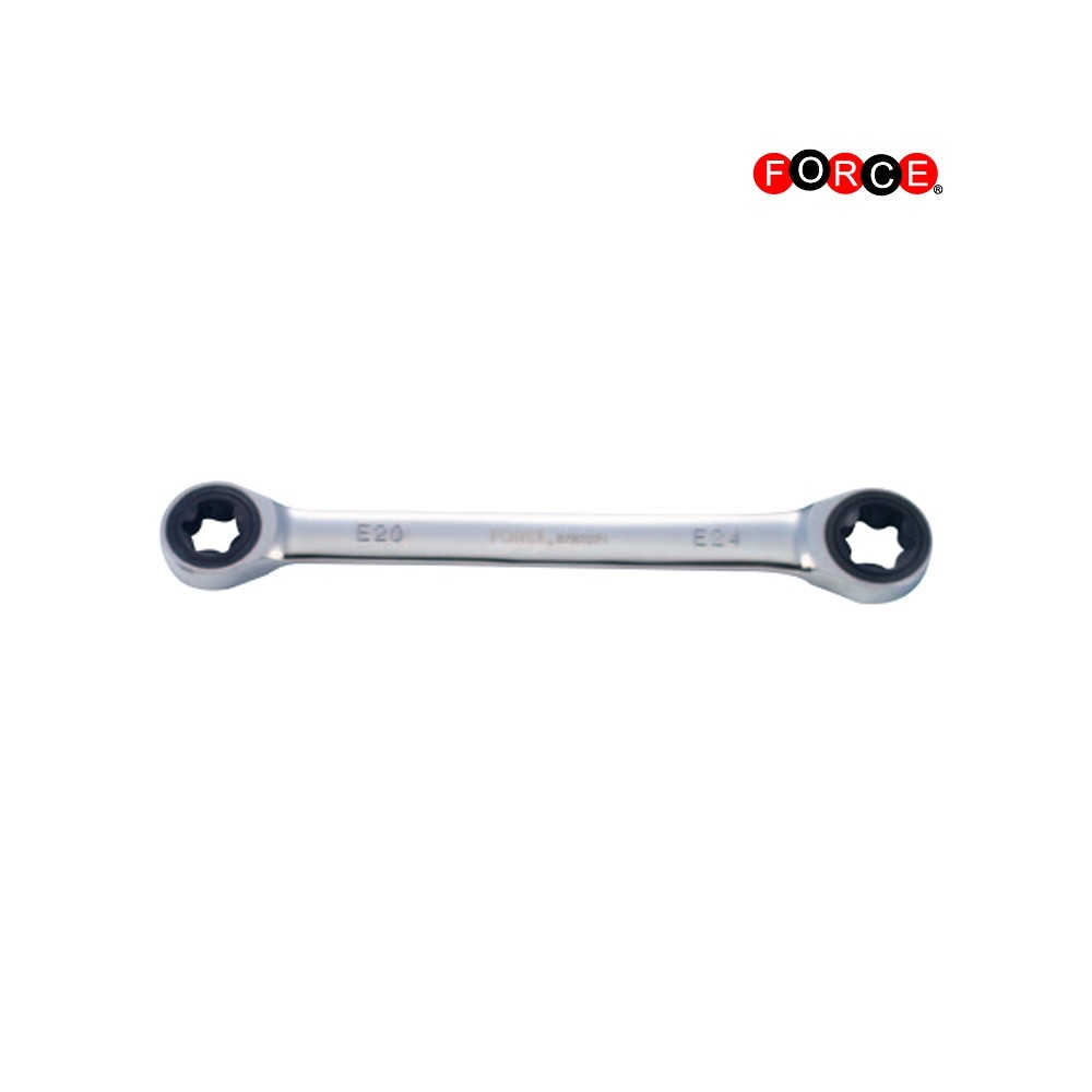 Force Dubbele Torx ratel 20 x 24