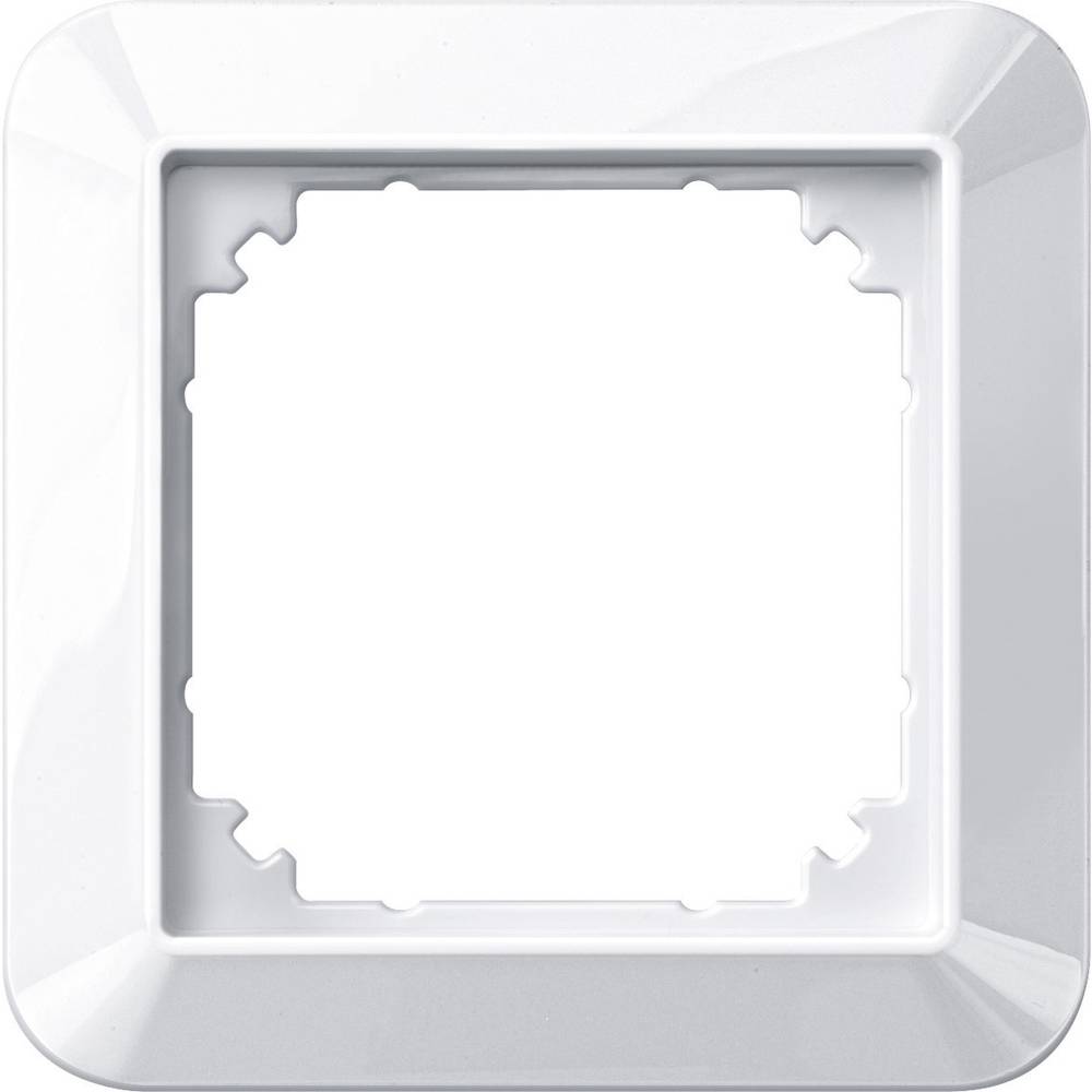Merten 389119 Afdekking Frame 1-voudig 1-M, System M Polar-wit (glanzend) 1 stuk(s)