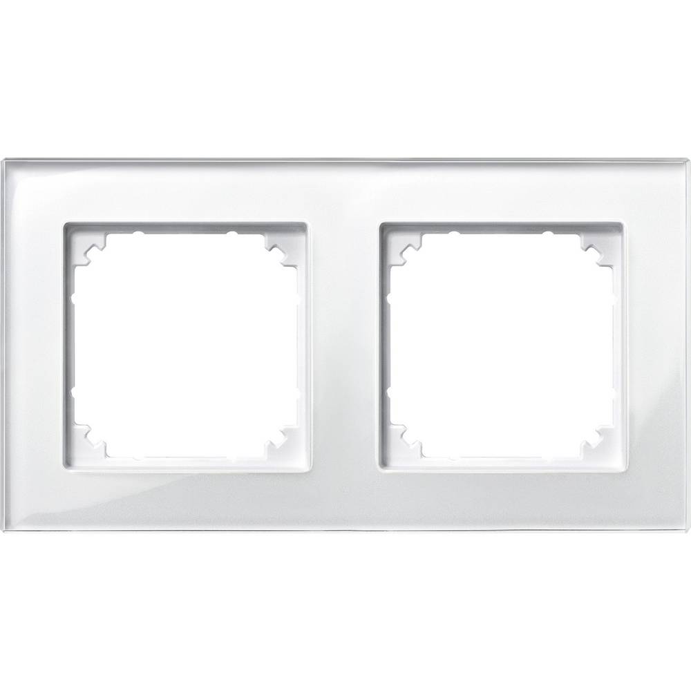 Merten 489219 Afdekking Frame 2-voudig System M, M-Plan Wit 1 stuk(s)