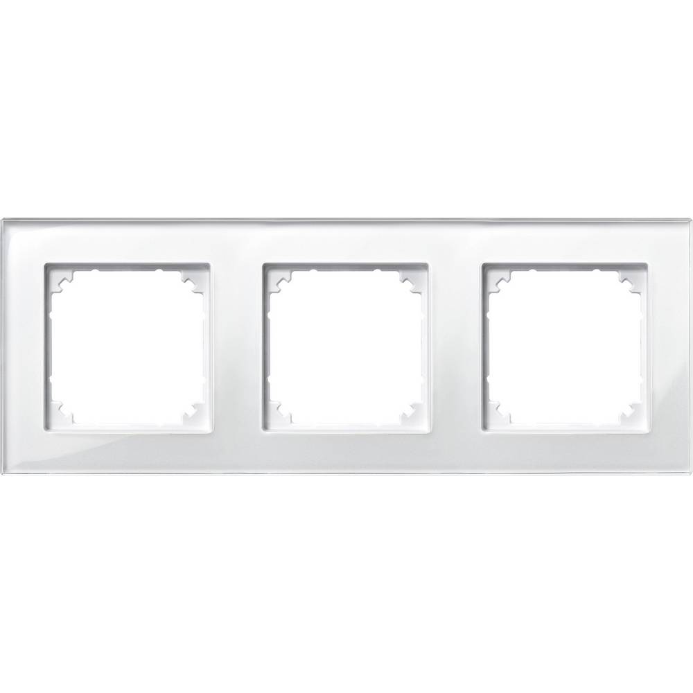 Merten 489319 Afdekking Frame 3-voudig System M, M-Plan Wit 1 stuk(s)