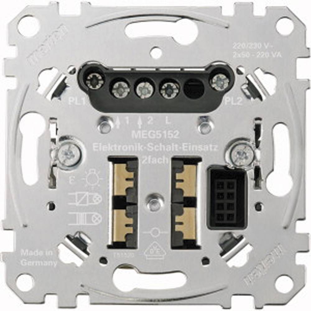 Merten MEG5152-0000 Elektronisch schakelgebruik Inzetstuk System M, System plat, AquaDesign 1 stuk(s)