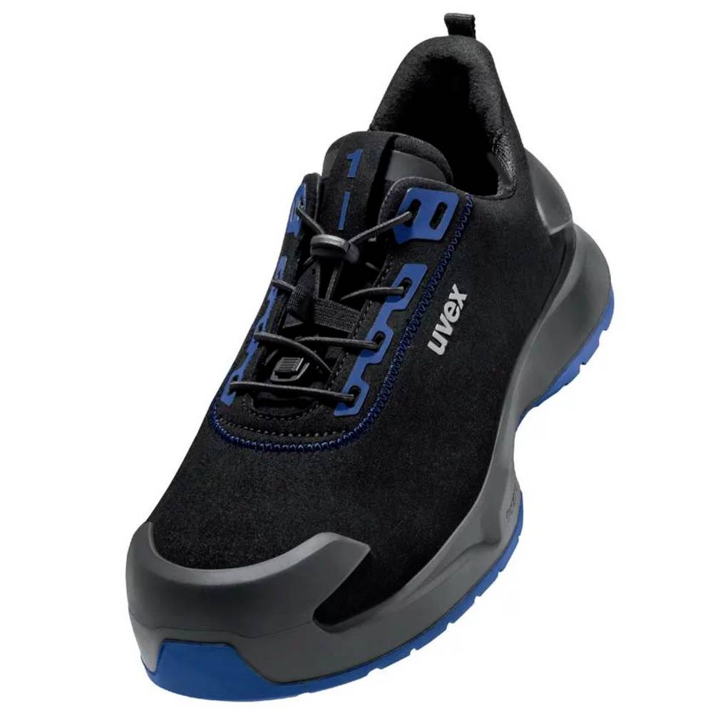 Uvex S2 PUR W11 6814844 Lage veiligheidsschoenen S2 Schoenmaat (EU): 44 Zwart, Blauw 1 paar