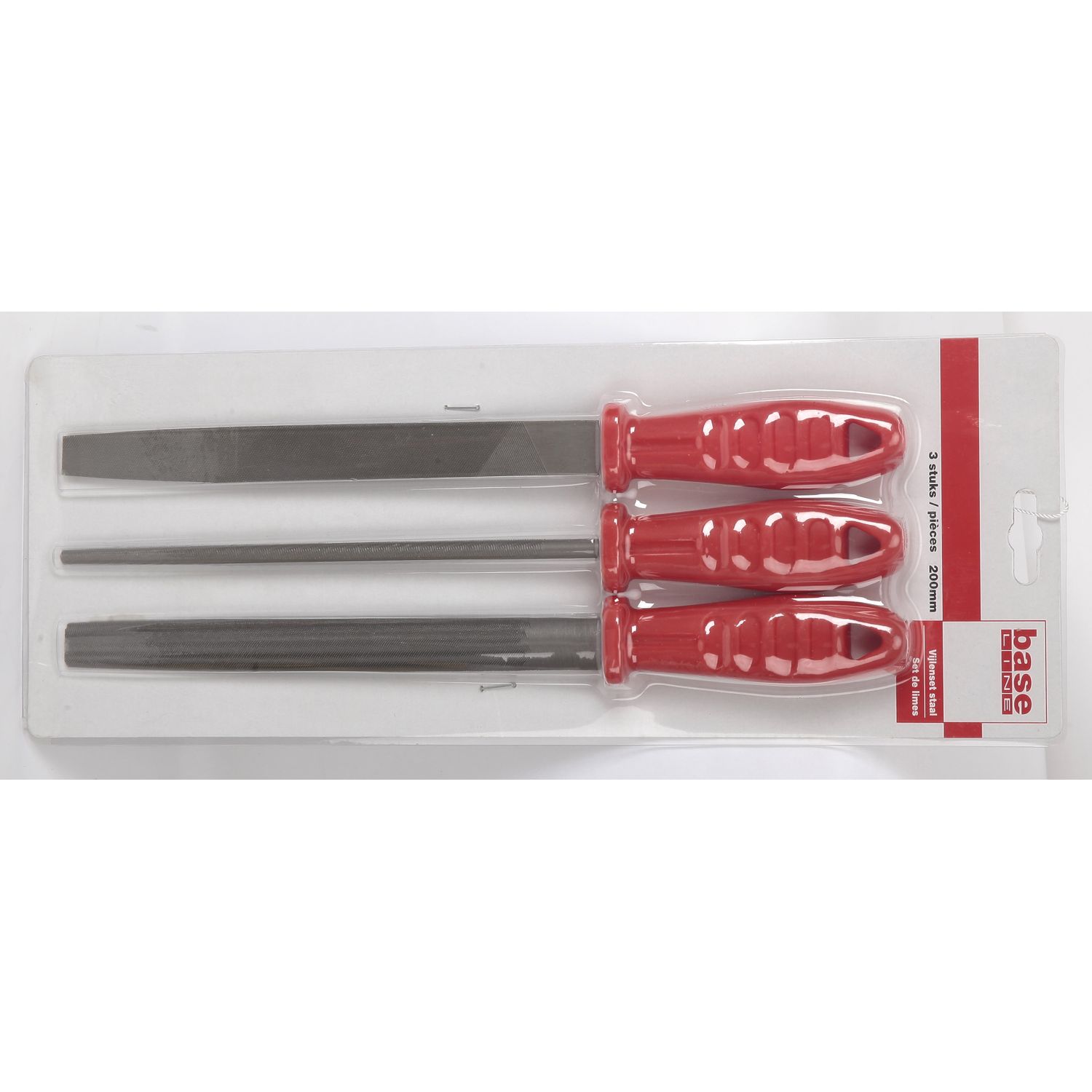 Baseline Vijlenset Metaal 200mm – 3 Stuks