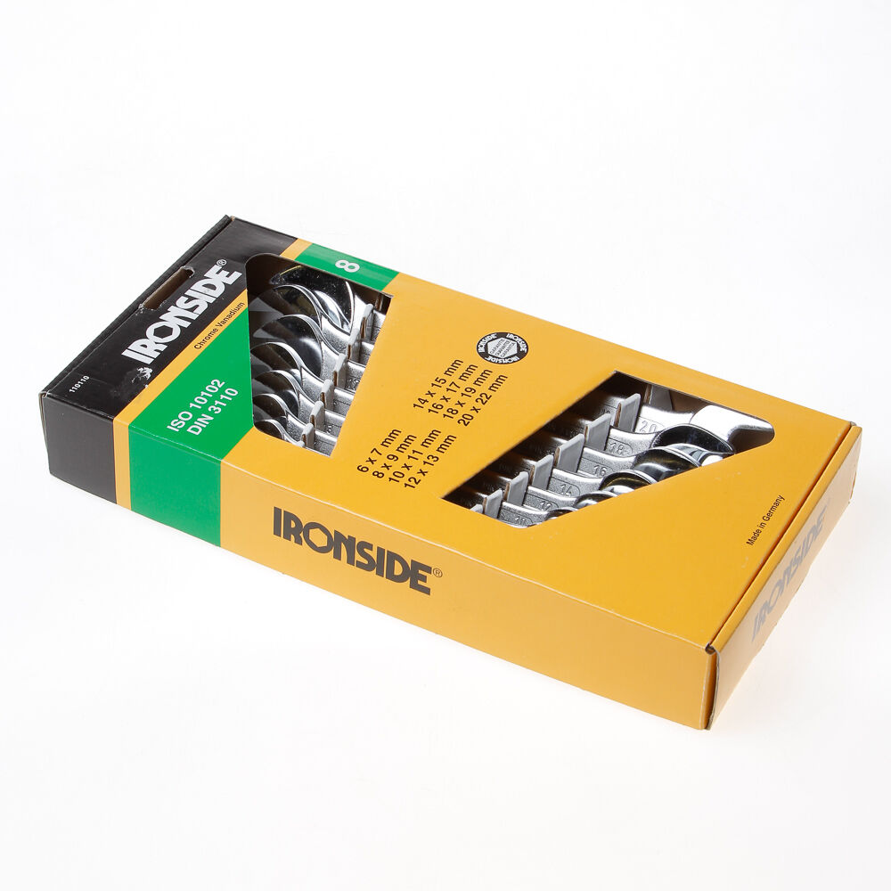 Ironside Steeksl.set 8dlg 6-22mm
