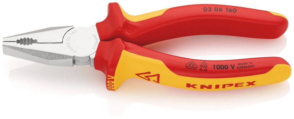 Knipex comb.tang 160mm 0306vde