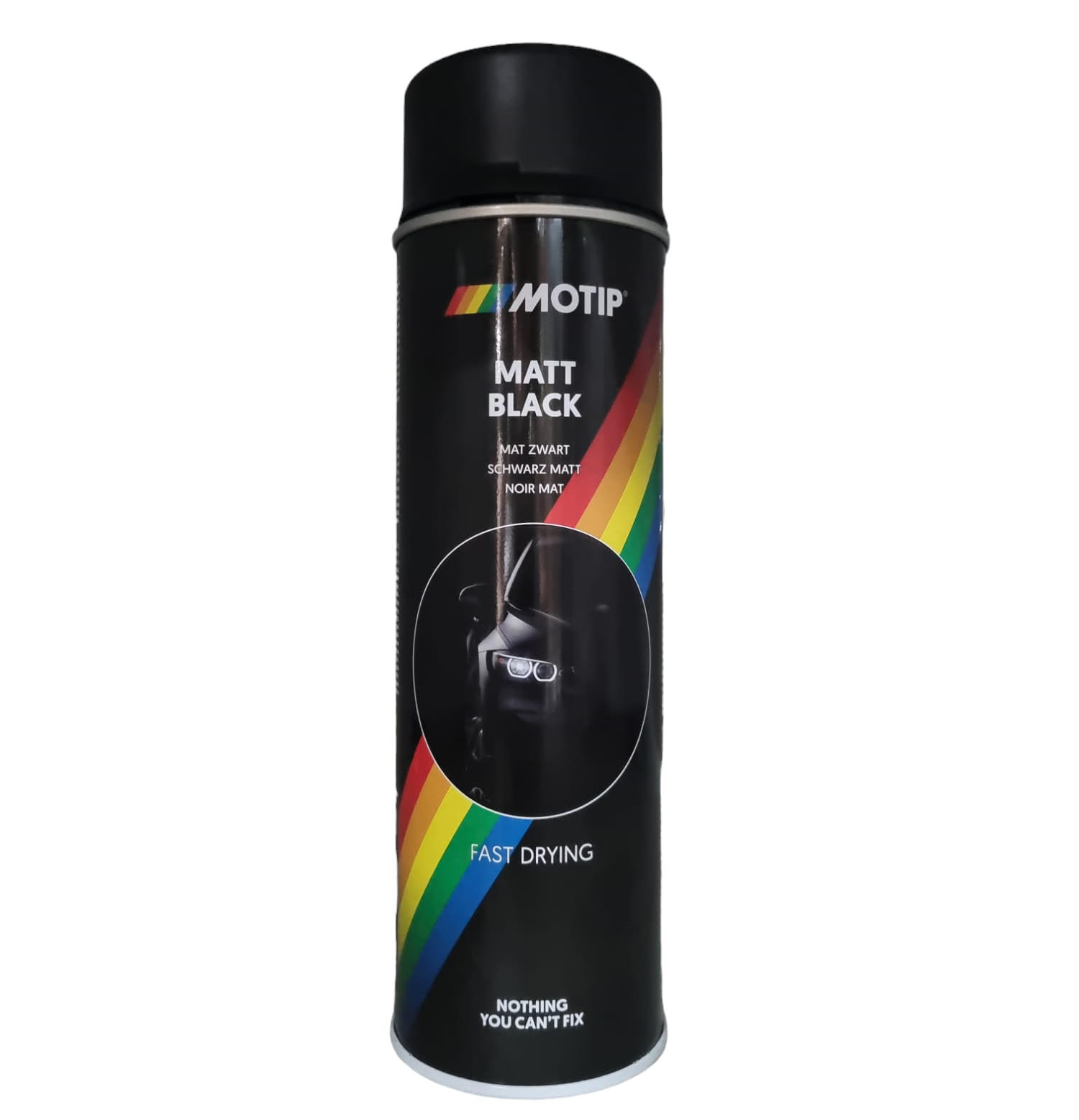 Motip Spuitlak Mat Zwart - 500 ml