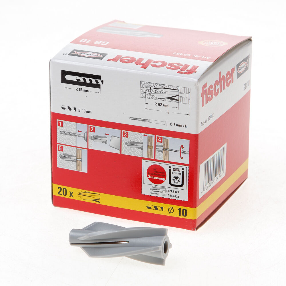 Fischer Gasbetonplug gb10