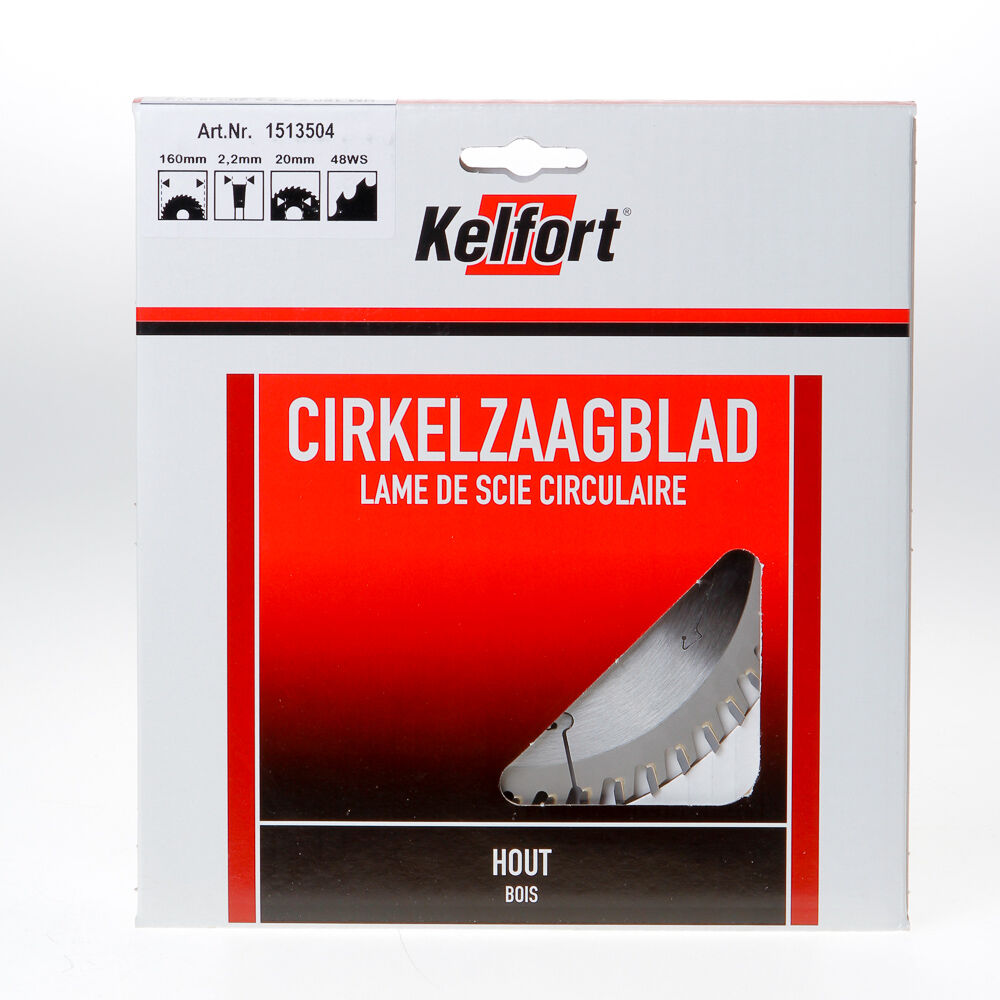 Kelfort Cirkelzaagblad hm 160x20 48t