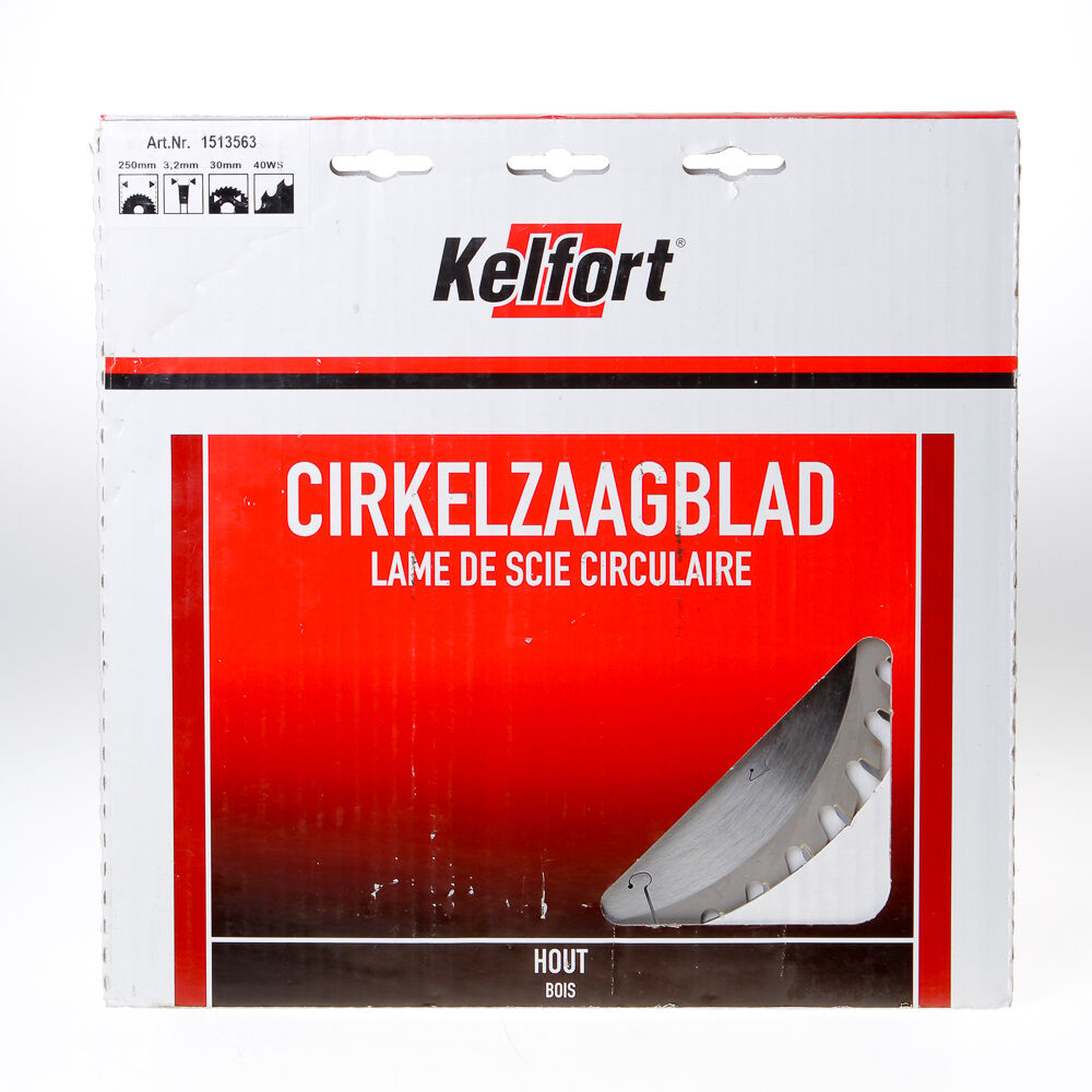Kelfort Cirkelzaagblad hm 250x30 40t