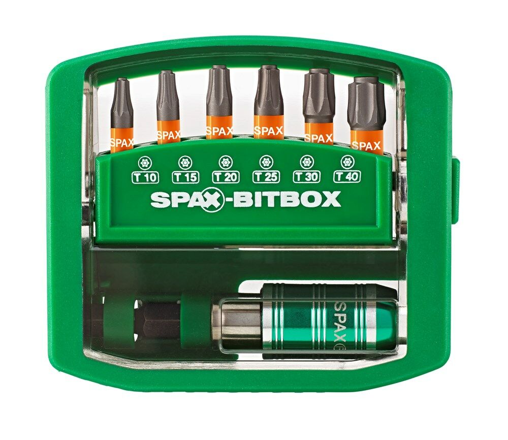 Spax bitset T-star Torx TX10/T20/T25/T30/T40