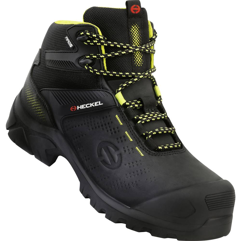 Heckel MACCROSSROAD 3.0 S3 HIGH 6731346 Hoge veiligheidsschoenen S3 Schoenmaat (EU): 46 Zwart, Geel 1 paar