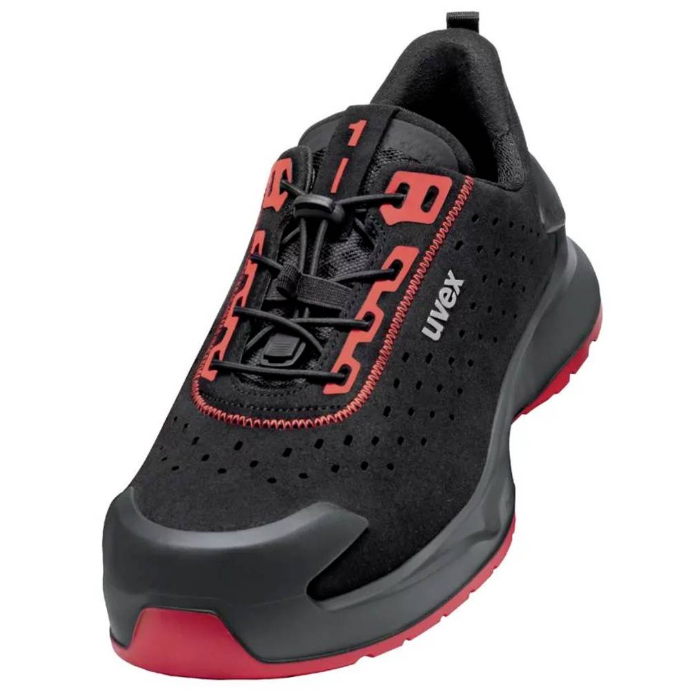 Uvex S1 PL PUR W11 6802243 Lage veiligheidsschoenen S1PL Schoenmaat (EU): 43 Zwart, Rood 1 paar