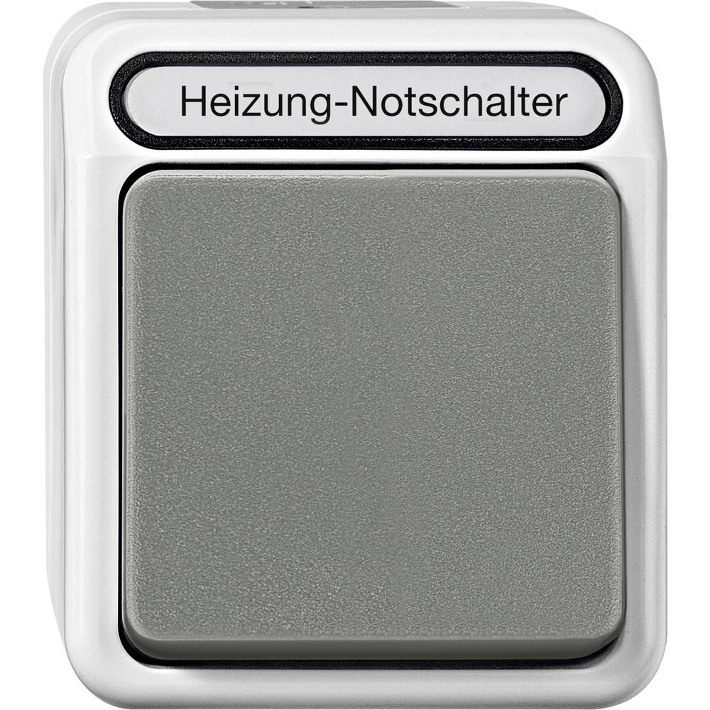 Schneider Electric MEG3449-8029 AquaStar Compleet Verwarmingsnoodschakelaar spatwaterdicht Lichtgrijs 1 stuks 1 stuk(s)