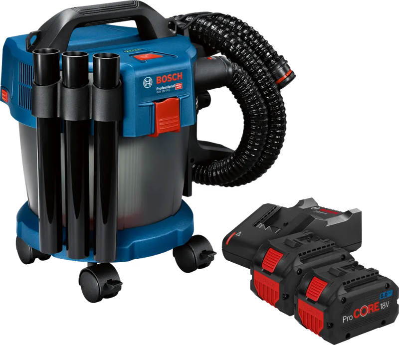 Bosch Professional GAS 18V-10 L 8,0 Ah ProCORE Accu (2x) Starterspakket