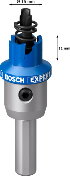 Bosch 2608901398 EXPERT Sheet Metaal Gatzaag - 15 Mm