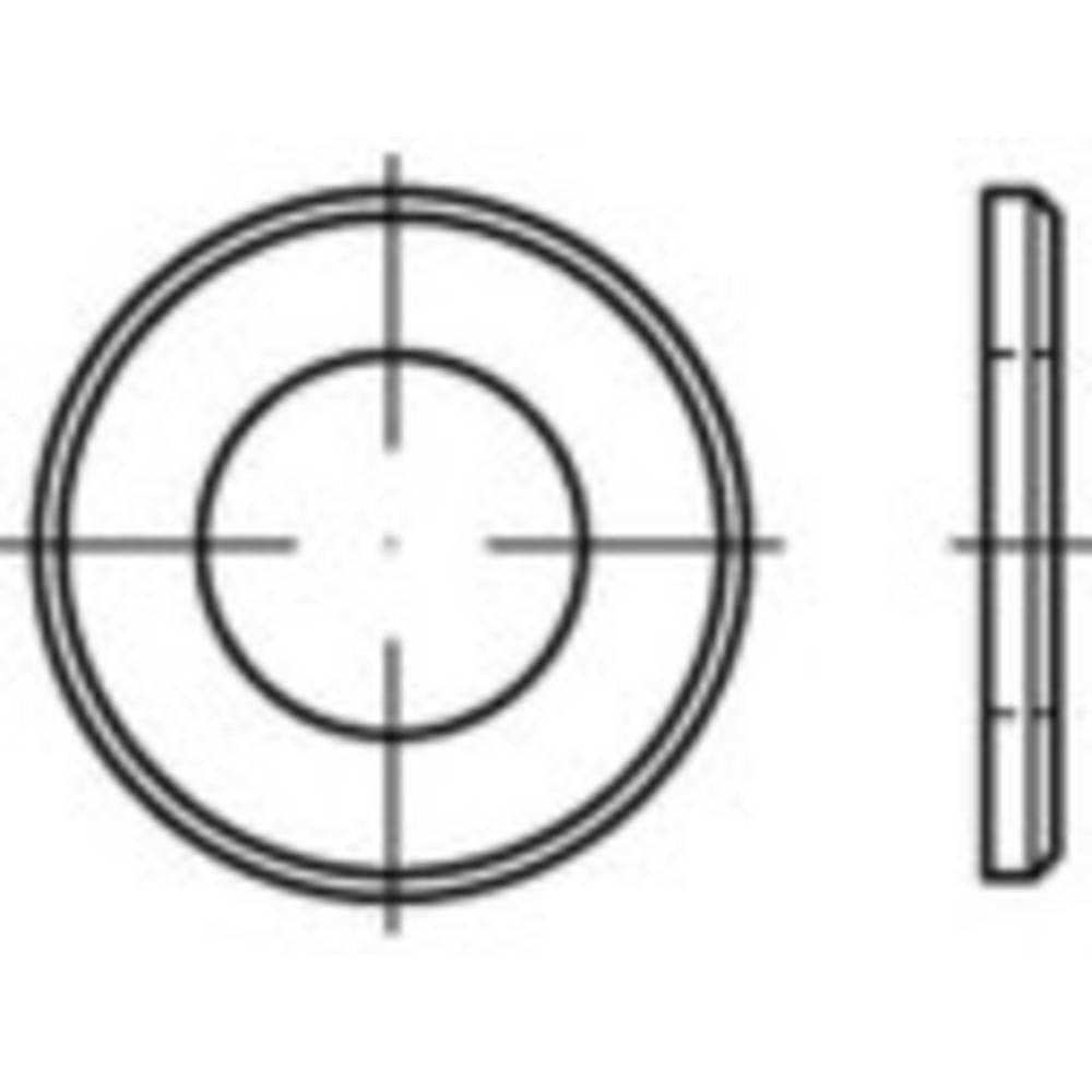 TOOLCRAFT Onderlegring Staal Galvanisch verzinkt 5 stuk(s) TO-9984921