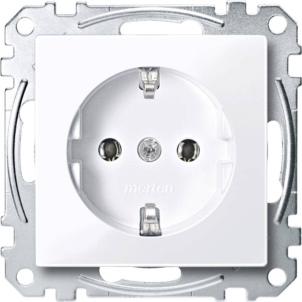 Merten MEG2401-0325 Wandcontactdoos System M Wit 1 stuk(s)
