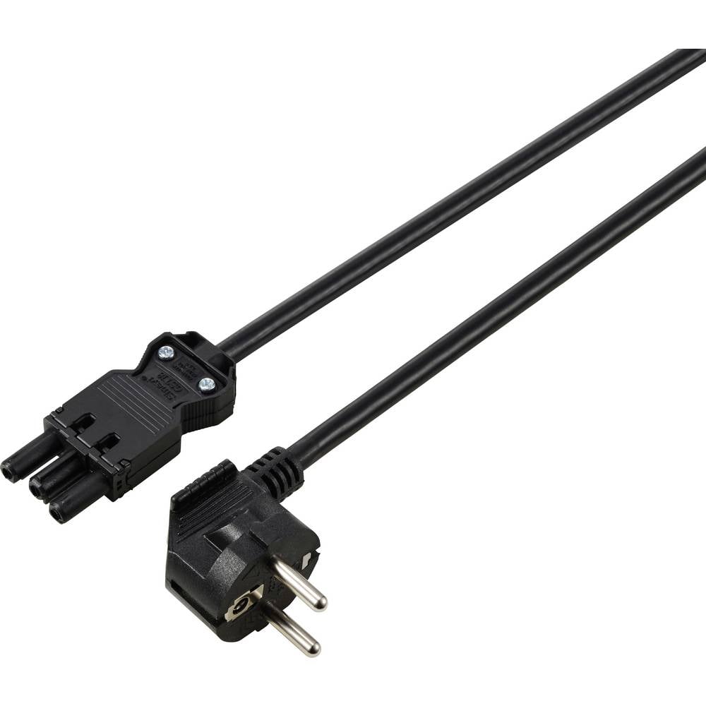 Sygonix SY-6676342 Aansluitkabel Zwart 1 m