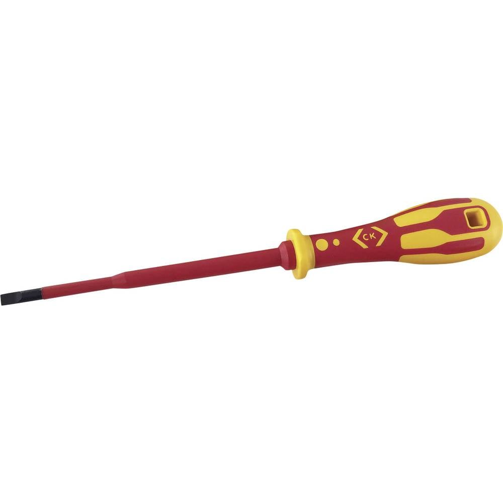 C.K Dextro VDE Platte schroevendraaier Kopbreedte: 5.5 mm Koplengte: 125 mm DIN ISO 2380-2