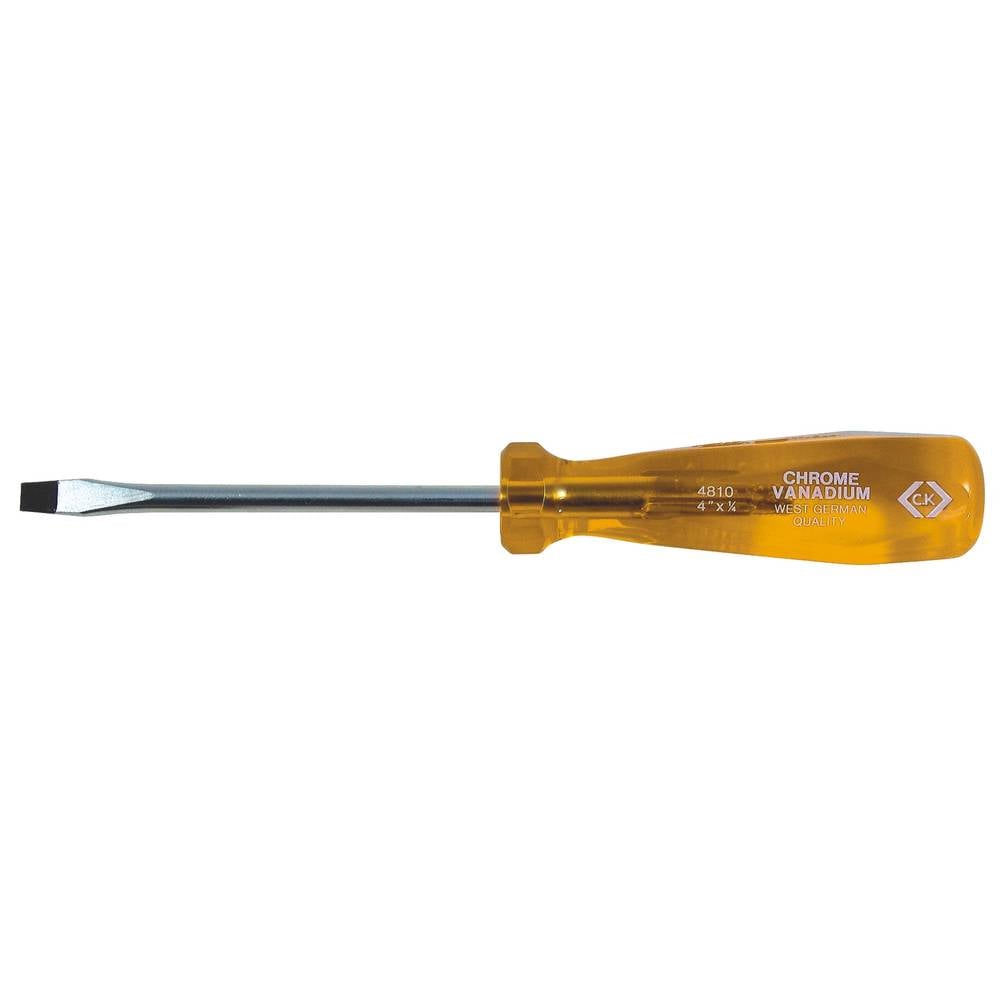 C.K Werkplaats Platte schroevendraaier Kopbreedte: 10 mm Koplengte: 250 mm DIN 5264, DIN ISO 2380-2
