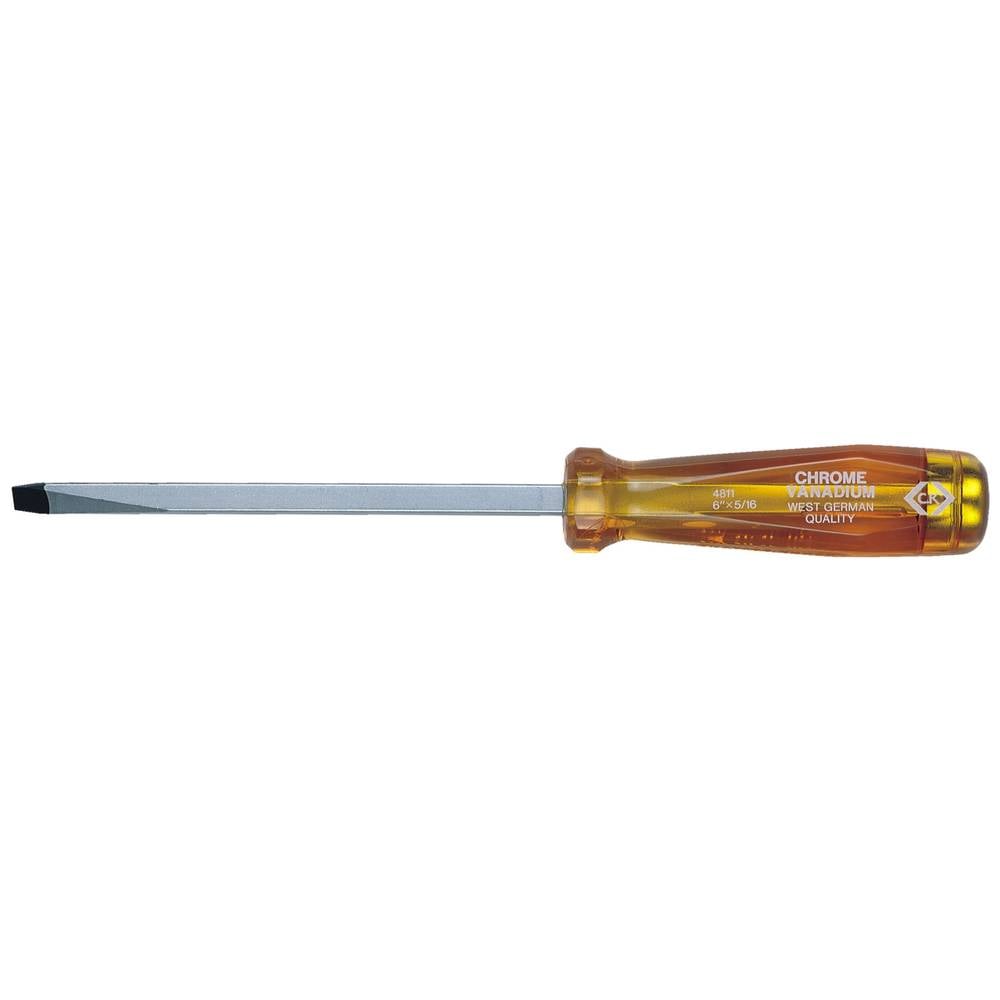 C.K Werkplaats Platte schroevendraaier Kopbreedte: 6 mm Koplengte: 100 mm
