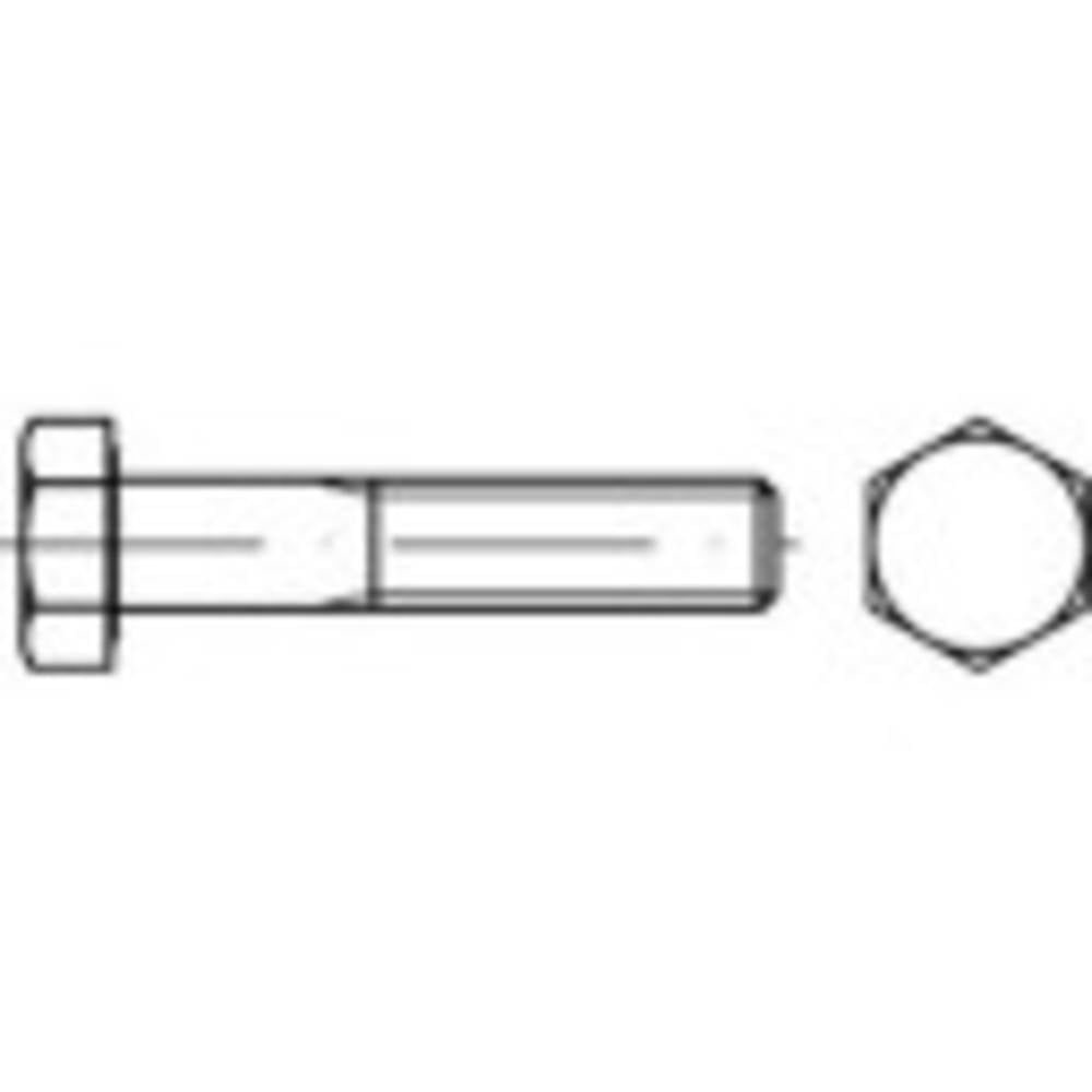 TOOLCRAFT TO-9978000 Zeskantbout M12 320 mm Buitenzeskant DIN 931 RVS A2 10 stuk(s)