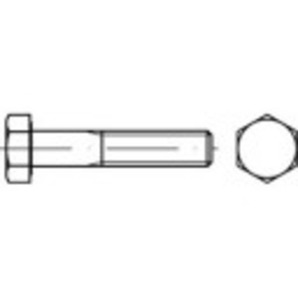 TOOLCRAFT TO-9978003 Zeskantbout M14 130 mm Buitenzeskant DIN 931 RVS A2 25 stuk(s)