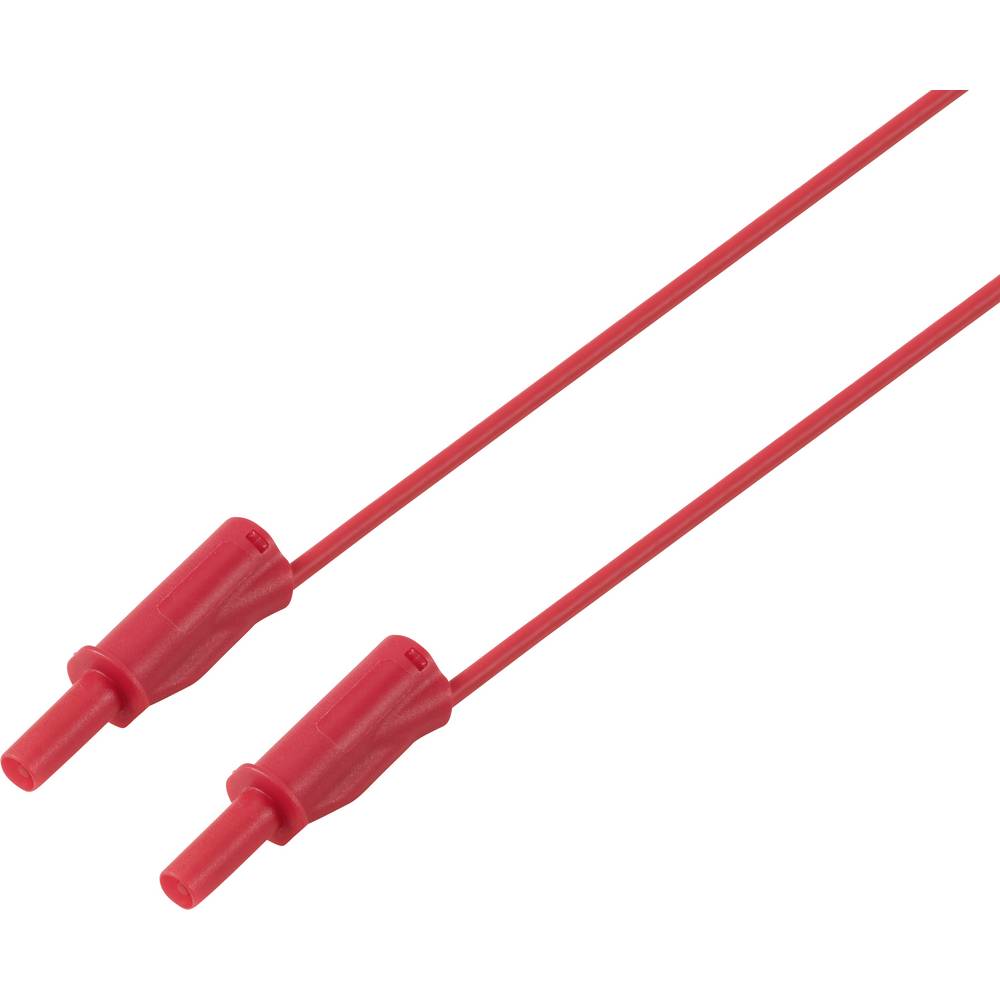 VOLTCRAFT MSB-532 Veiligheidsmeetsnoer 4mm-veiligheidsstekker 4mm-veiligheidsstekker 1 m Rood 1 stuk(s)