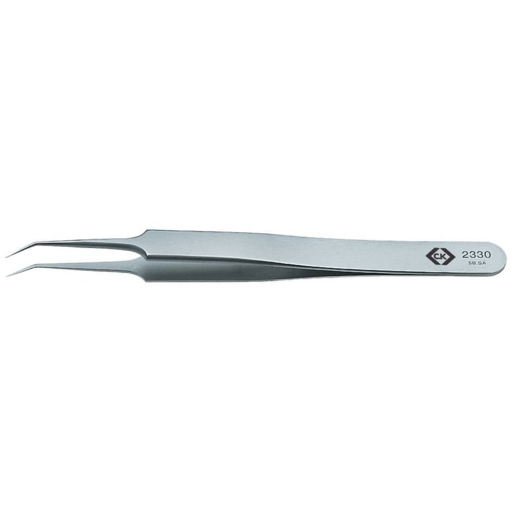 C.K T2330 Precisiepincet 5b SA Spits, gebogen 60°, superfijn 110 mm