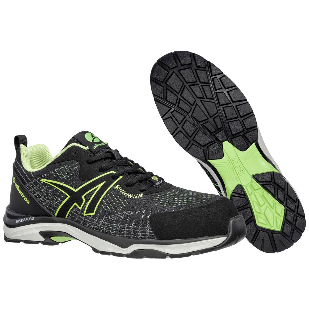 Albatros Splendid Green GH Low 646300205000047 Lage veiligheidsschoenen ESD S1P Schoenmaat (EU): 47 Zwart, Groen 1 paar
