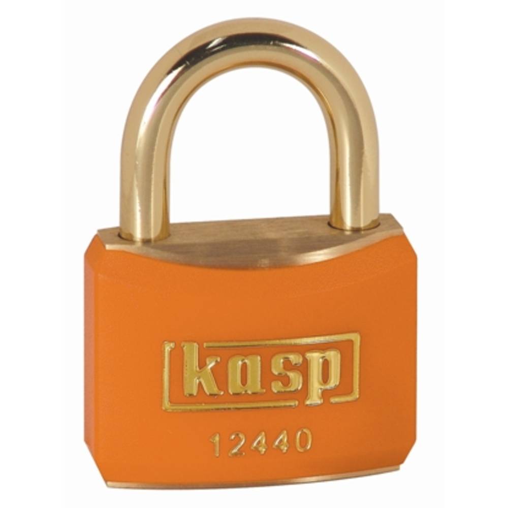 Kasp K12440ORAA1 Hangslot 40 mm Gelijksluitend Goud-geel Sleutelslot