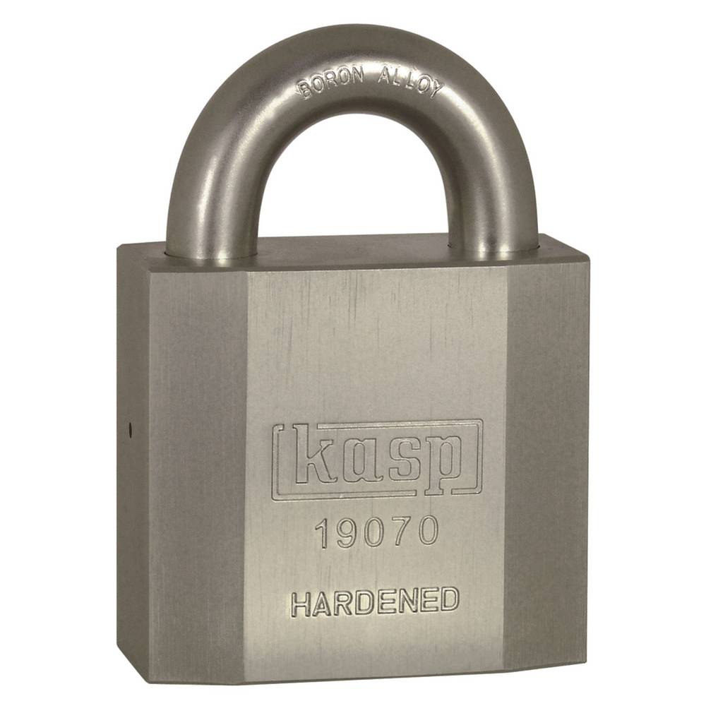 Kasp K19070D Hangslot 70 mm Verschillend sluitend Zilver Sleutelslot