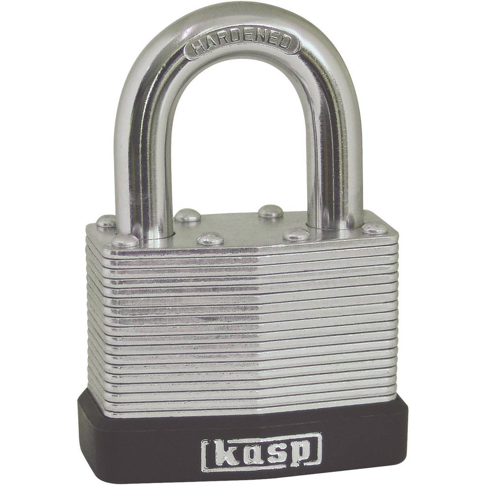 Kasp K13050 Hangslot 50 mm Verschillend sluitend Zilver Sleutelslot