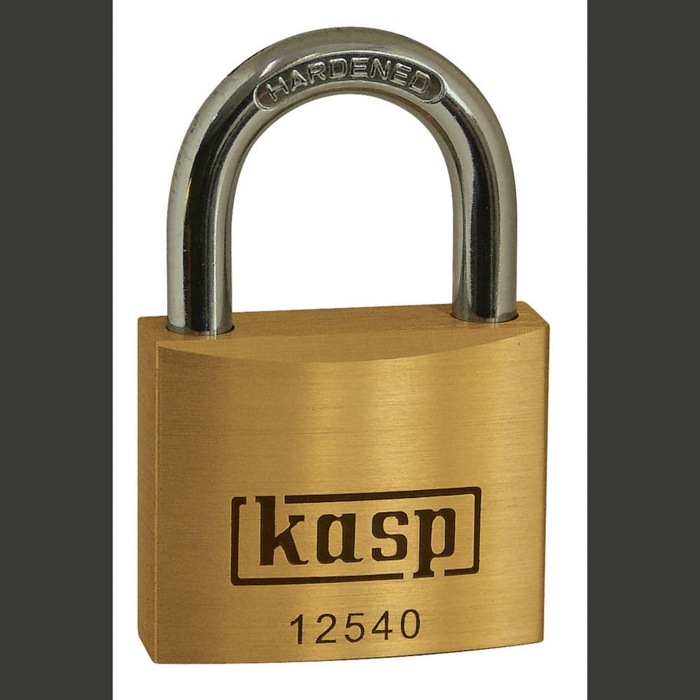 Kasp K12520A1 Hangslot 20 mm Gelijksluitend Goud-geel Sleutelslot