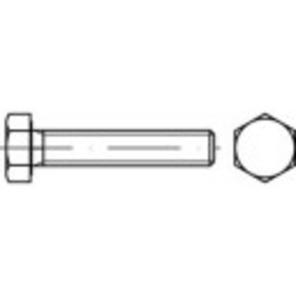 TOOLCRAFT TO-9982092 Zeskantbout M30 60 mm Buitenzeskant DIN 961 10 stuk(s)