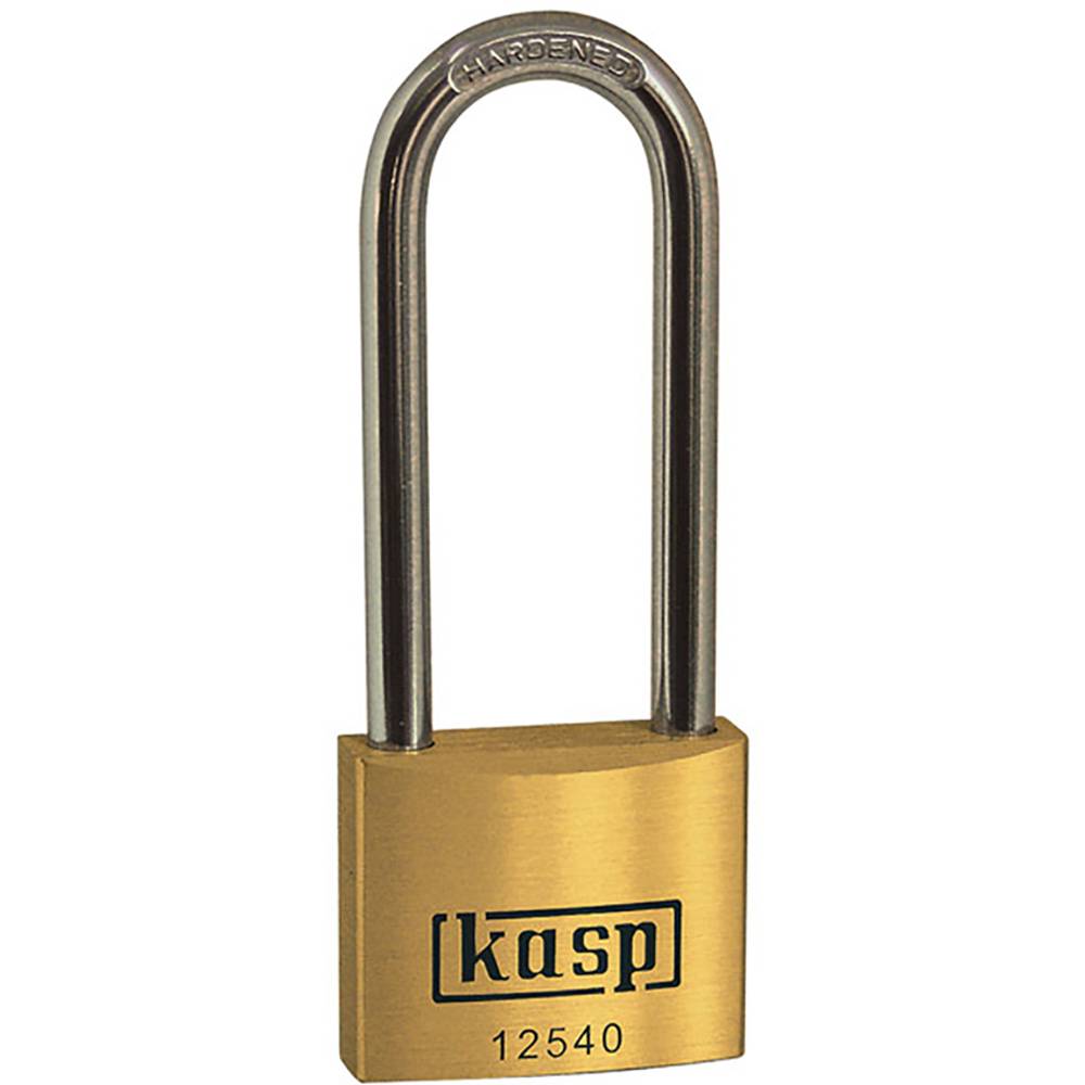 Kasp K12540L63A1 Hangslot 40 mm Gelijksluitend Goud-geel Sleutelslot