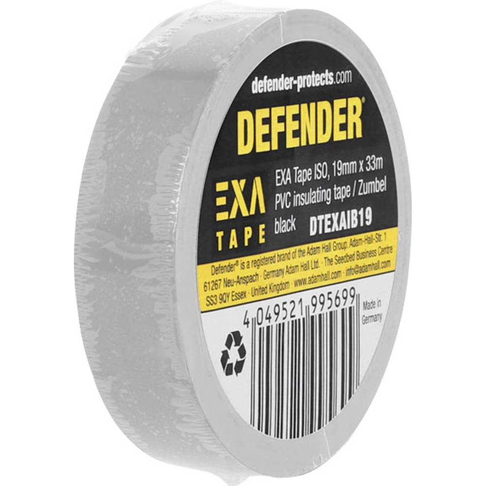 DEFENDER by Adam Hall EXA Tape DTEXAIS19 Isolatietape Zilver-grijs (l x b) 33 m x 19 mm 1 stuk(s)