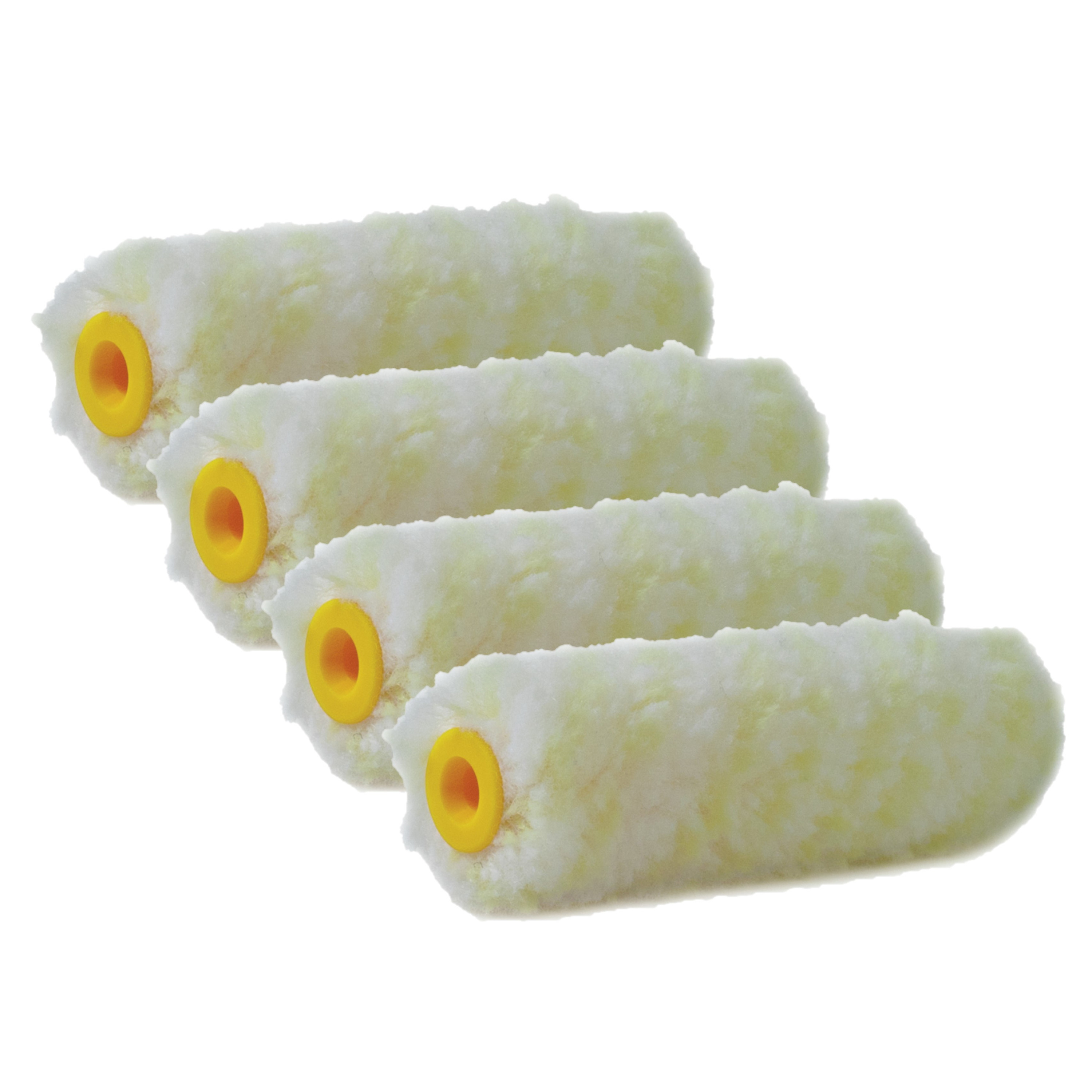 Sorex Verfrollers - 4x - anti spatten - 10 x 4 cm - polyamide - pluisvrij - Verfspullen - Schilderen -