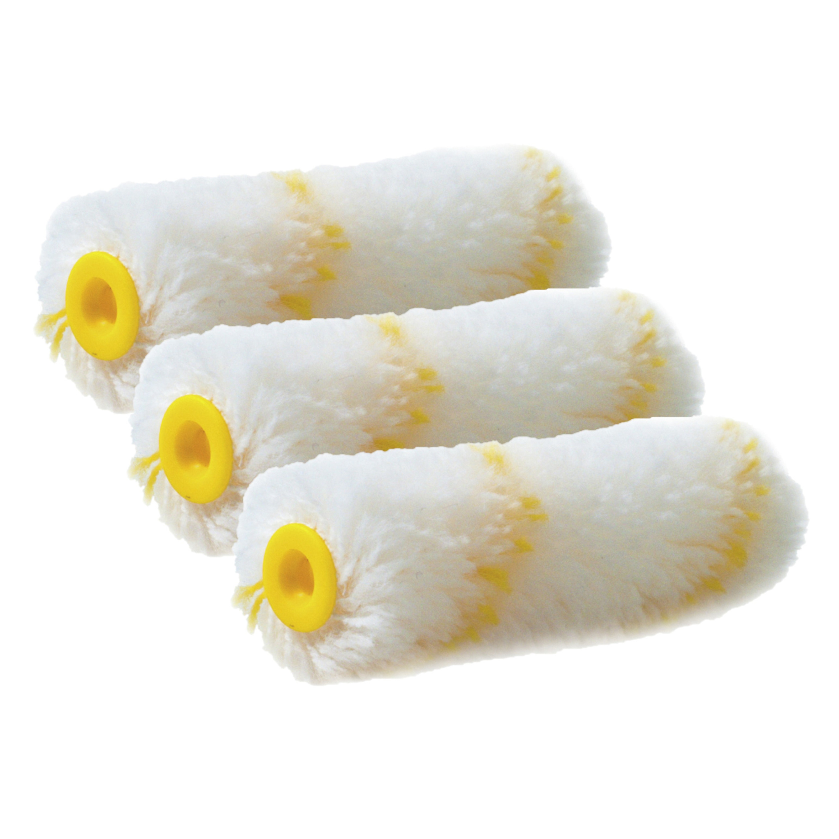 Sorex Muur vacht verfrollers polyacryl - 5x - 4 x 10 cm - wandrollers - Schilders benodigheden -