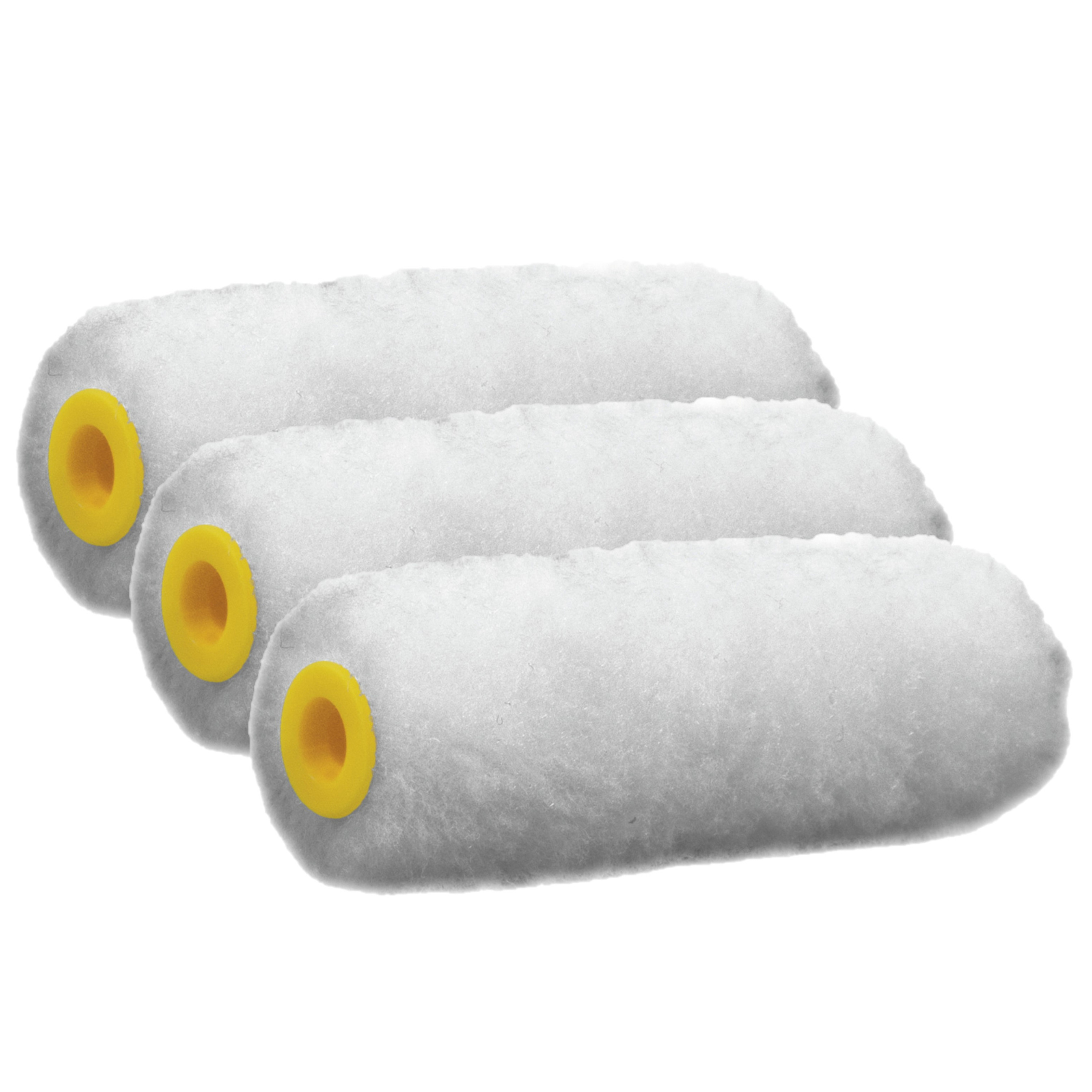Sorex Vacht Muur verfrollers - 6x - polyester - eenmalig gebruik - 4 x 10 cm - Schilderen Plafonds -