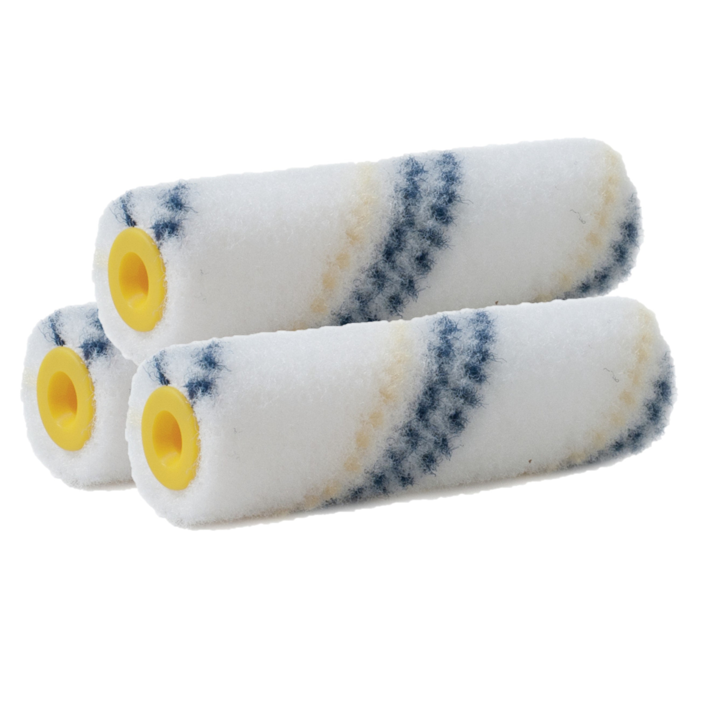 Sorex Muur vacht anti spatten verfroller - 5x - nylon - pluisvrij - 10 x 3 cm - Schilderen -