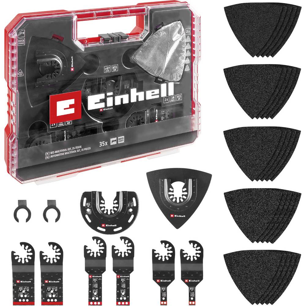 Einhell 708135 XL-PLUS-CASE BiM, HSS Multitool toebehorenset 1 set(s)