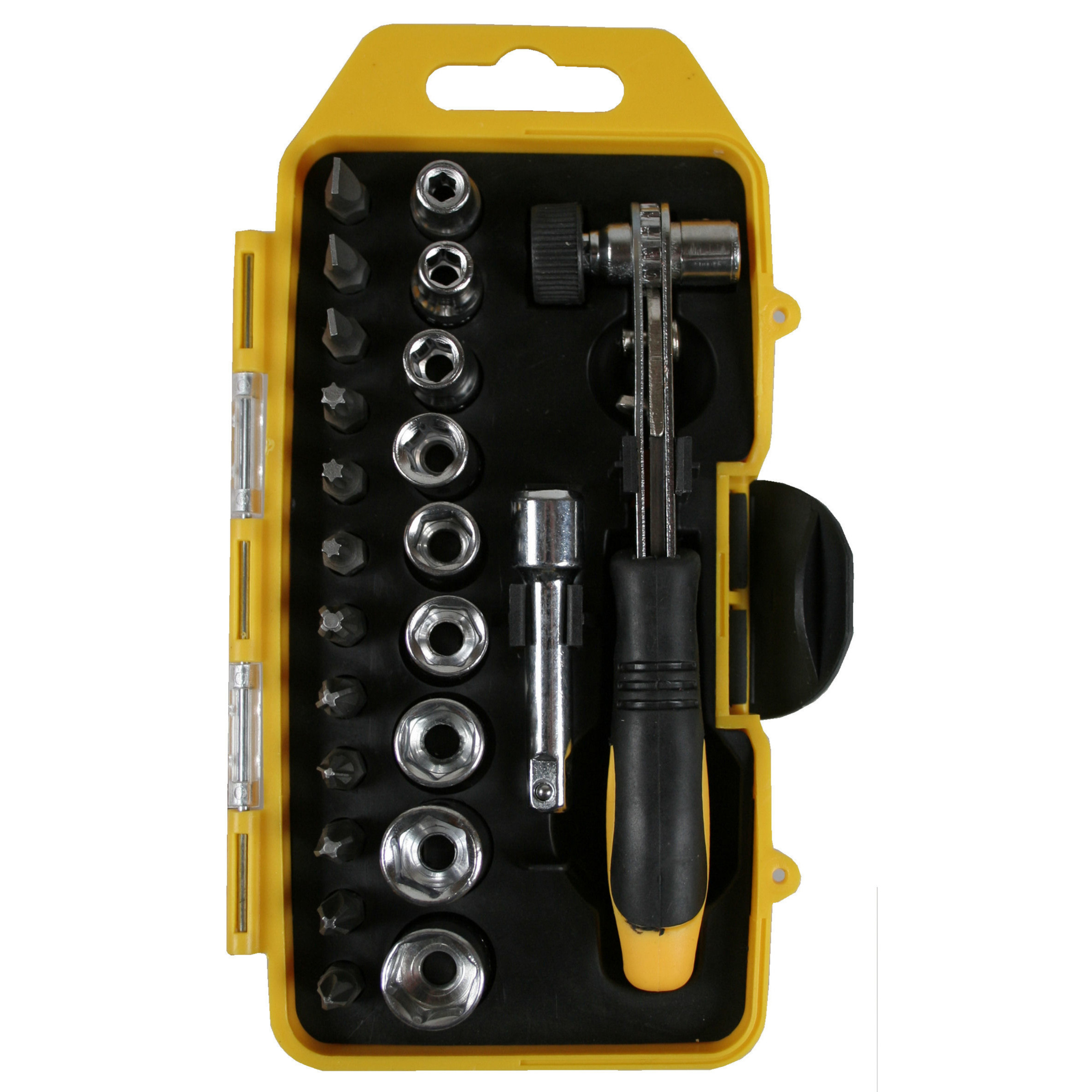 Benson Bit / doppenset - 23-delig - met ratel / dophouder -