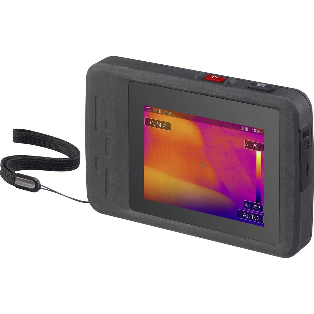 VOLTCRAFT WBP-160 Warmtebeeldcamera -20 tot 550 °C 160 x 120 Pixel 25 Hz Geïntegreerde digitale camera, WiFi, Tot 2 m valveilig