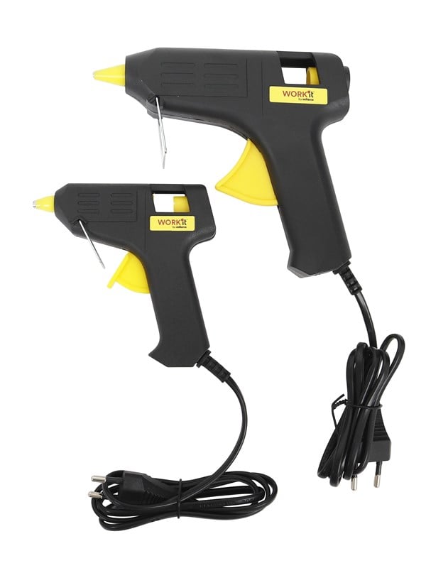 Home>it Glue gun set 10 W and 50 W with 2×10 glue sticks