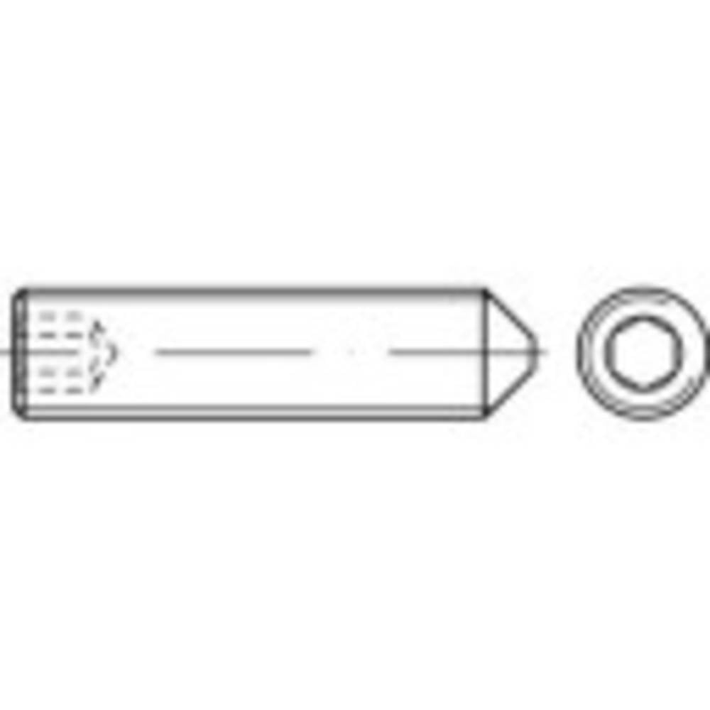 TOOLCRAFT 118138 Stifttap M20 80 mm Staal 25 stuk(s)
