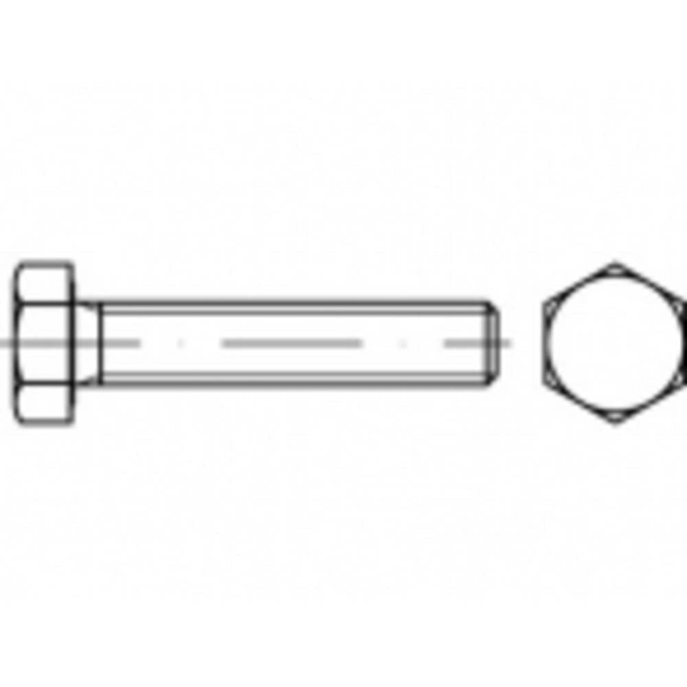 TOOLCRAFT TO-9983217 Zeskantbout M24 140 mm Buitenzeskant Staal Galvanisch verzinkt 5 stuk(s)
