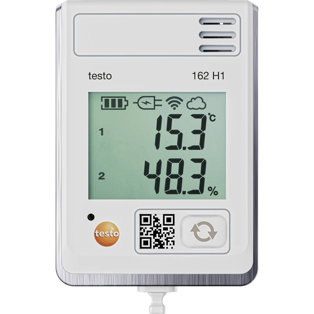 Testo 0572 1624 162 H1 Multidatalogger Te meten grootheid Temperatuur, Luchtvochtigheid -30 tot 50 °C 0 tot 100 % Hrel Incl. wandhouder