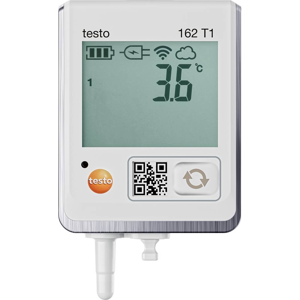 Testo 0572 1621 162 T1 Temperatuur datalogger Te meten grootheid Temperatuur -30 tot 50 °C Incl. wandhouder